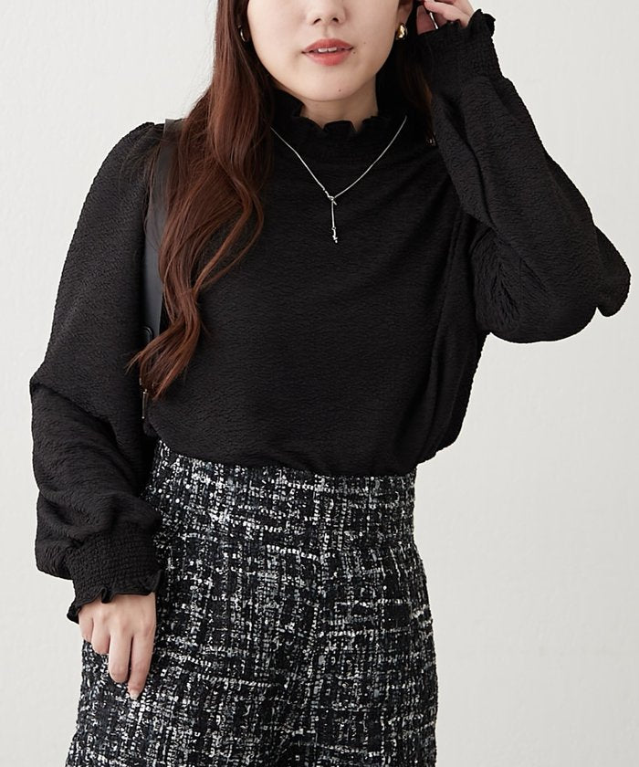 ナイスクラップ NICE CLAUP プチハイシャーリングブラウス （OFF） OFF