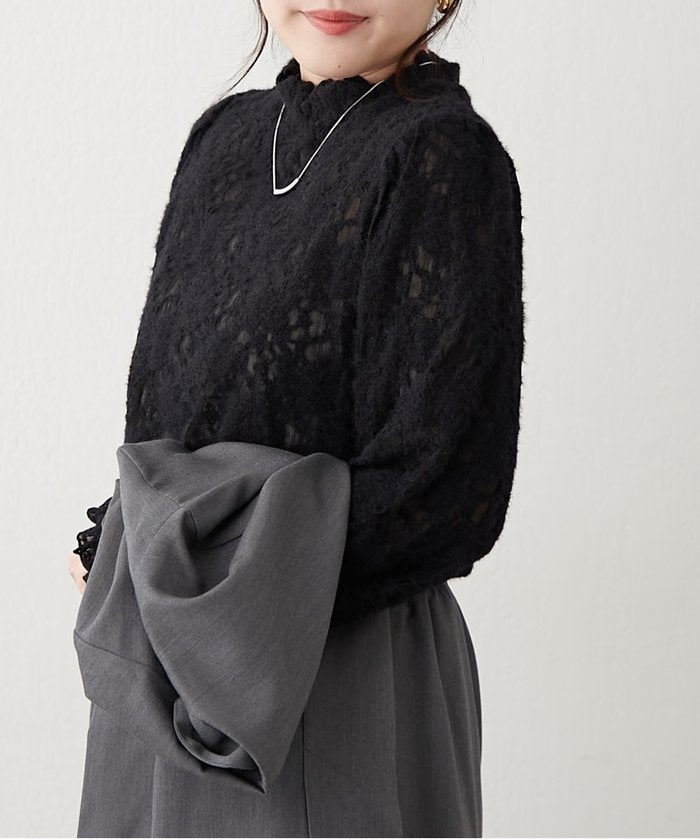 ナイスクラップ NICE CLAUP プチハイシャーリングブラウス （OFF） OFF