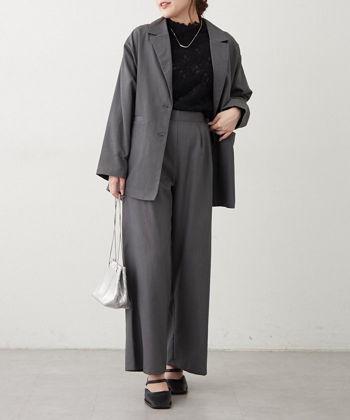 ナイスクラップ NICE CLAUP プチハイシャーリングブラウス （OFF） OFF