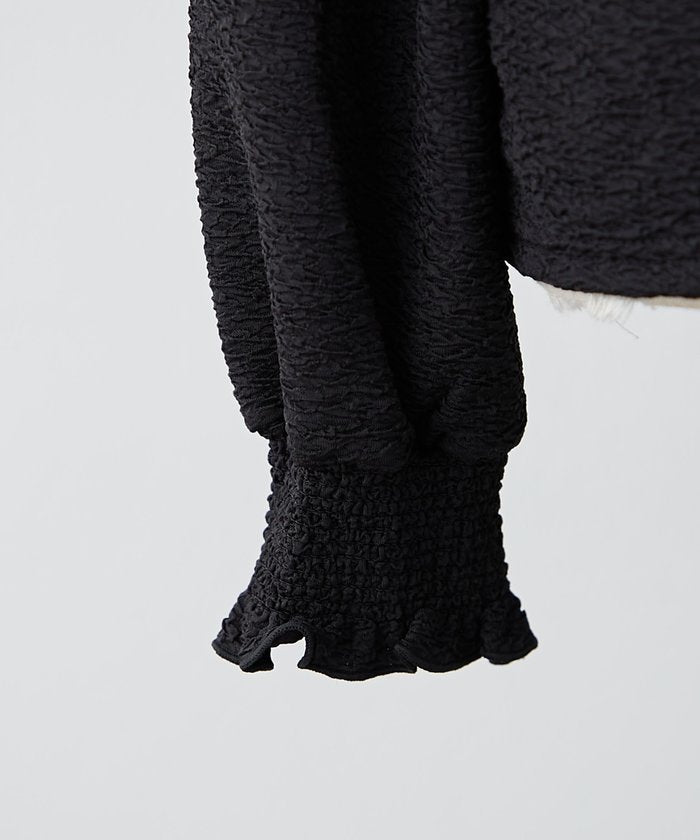 ナイスクラップ NICE CLAUP プチハイシャーリングブラウス （OFF） OFF