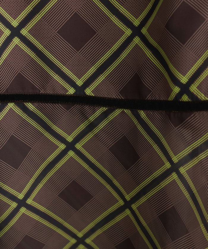 ナイスクラップ NICE CLAUP 【natural couture】ベロア切り替えキャミワンピース （BRM） BRM