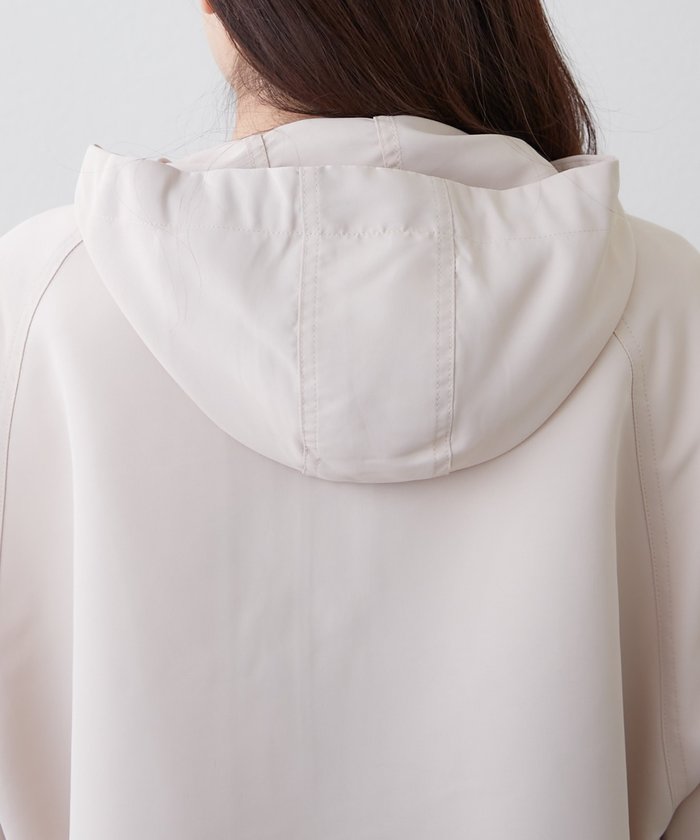 ナイスクラップ NICE CLAUP 【OTONAセットフェア対象】フード付きマウンテンパーカー （BK） BK