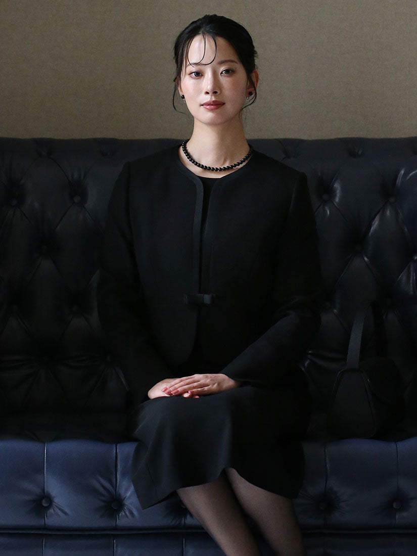 ニナ グレース NINA GRACE 【TVドラマ「Destiny」石原さとみさん着用】ブラックフォーマル・喪服・礼服/大きいサイズ/ワンピース/スーツ