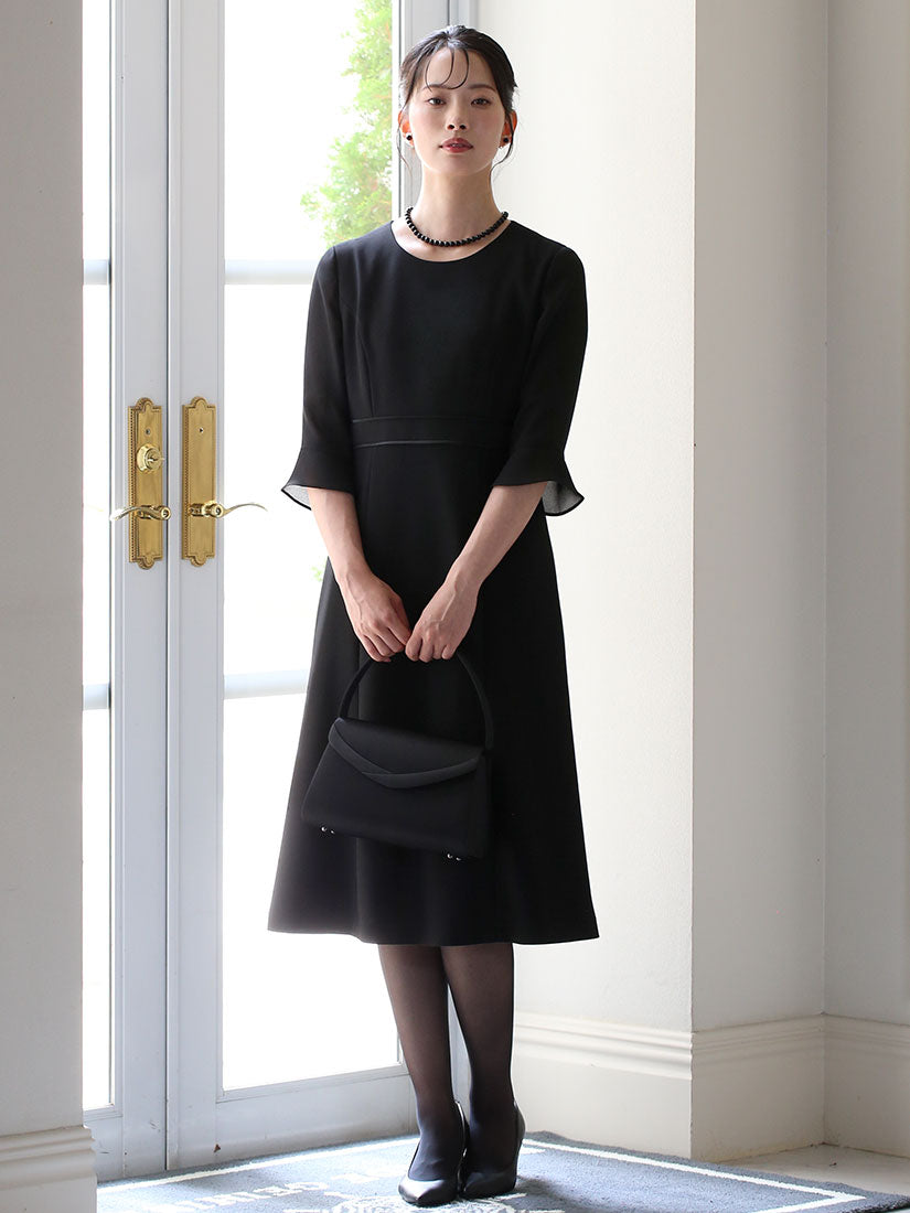 ニナ グレース NINA GRACE 【TVドラマ「Destiny」石原さとみさん着用】ブラックフォーマル・喪服・礼服/大きいサイズ/ワンピース/スーツ