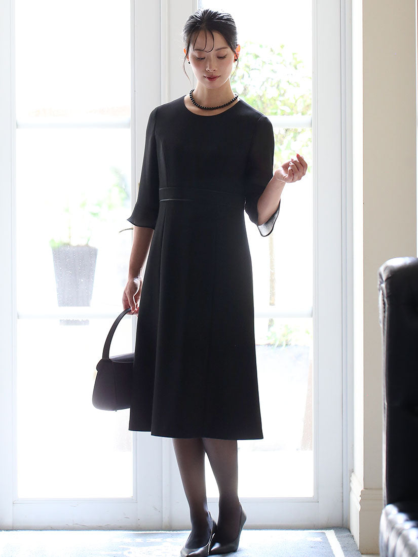ニナ グレース NINA GRACE 【TVドラマ「Destiny」石原さとみさん着用】ブラックフォーマル・喪服・礼服/大きいサイズ/ワンピース/スーツ