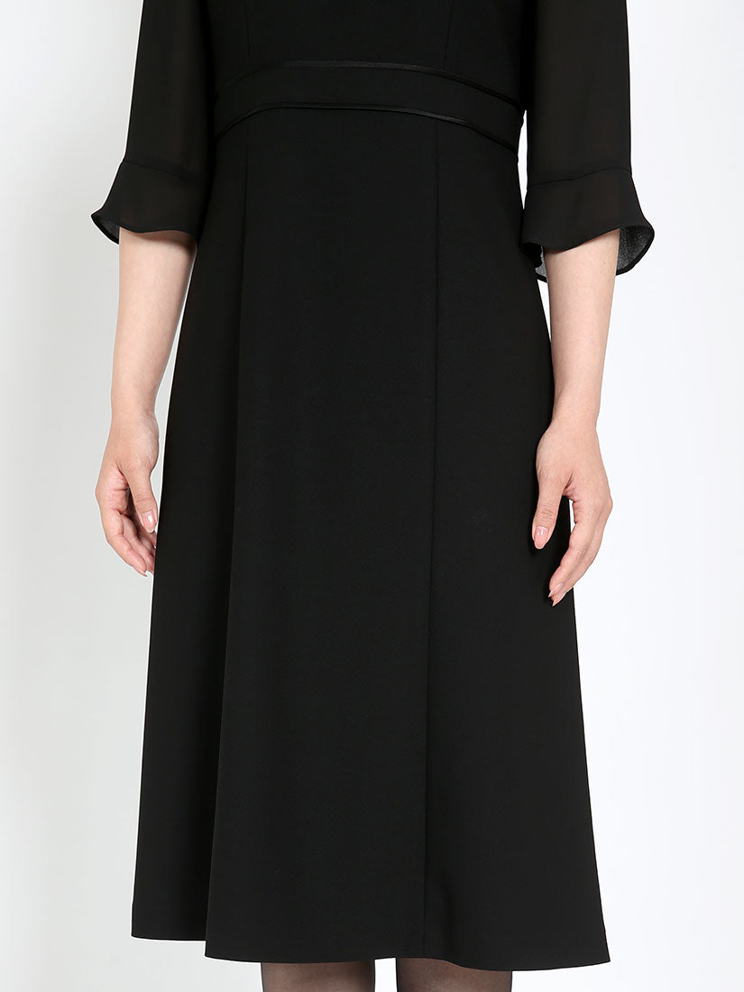 ニナ グレース NINA GRACE 【TVドラマ「Destiny」石原さとみさん着用】ブラックフォーマル・喪服・礼服/大きいサイズ/ワンピース/スーツ