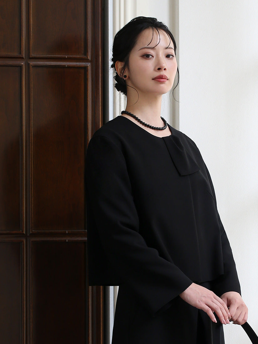 ニナ グレース NINA GRACE 【大地真央さん ドラマ着用】 ブラックフォーマル・喪服・礼服/大きいサイズ/ジャケット/パンツ/スーツ/洗える （ブラック（BK）） ブラック（BK）