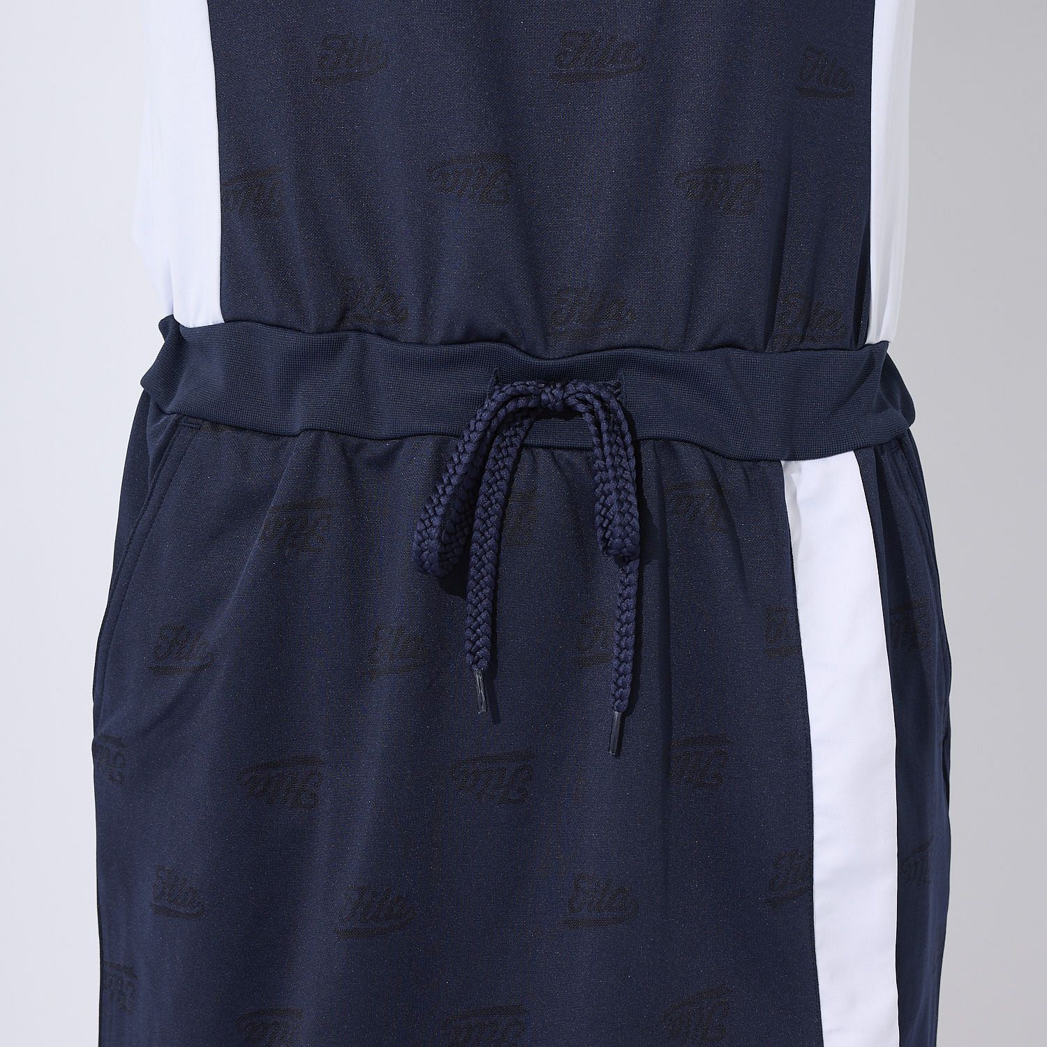 FILA GOLF 【Golf】ECO Jacquard FILA Logo Skipper One-Piece