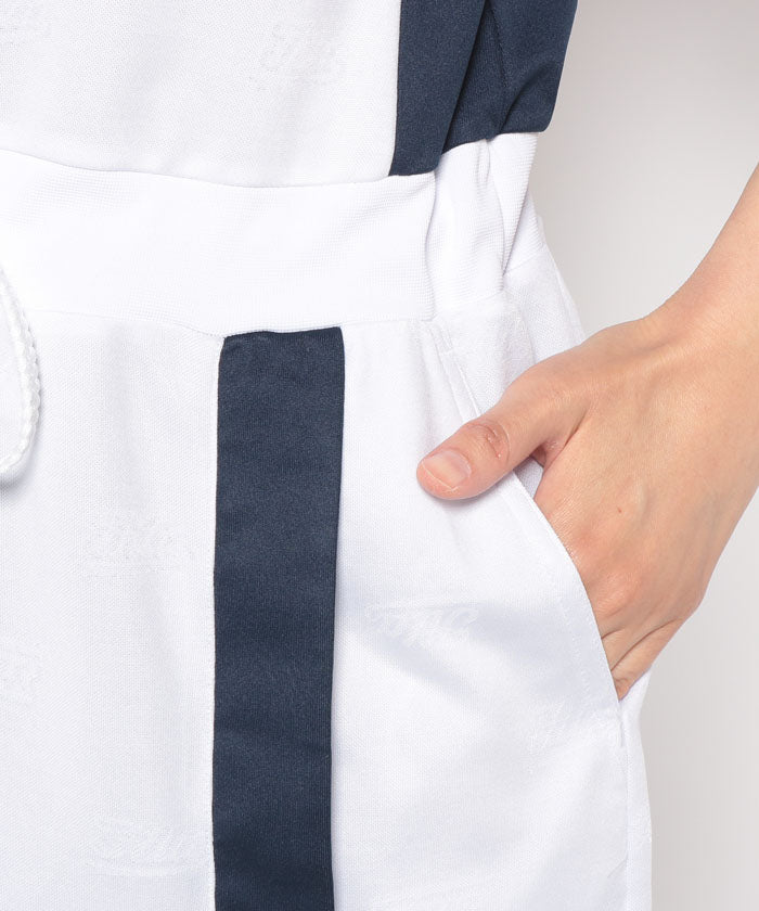 FILA GOLF 【Golf】ECO Jacquard FILA Logo Skipper One-Piece