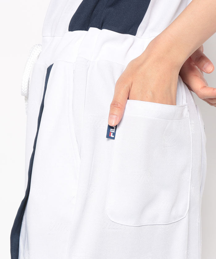 FILA GOLF 【Golf】ECO Jacquard FILA Logo Skipper One-Piece