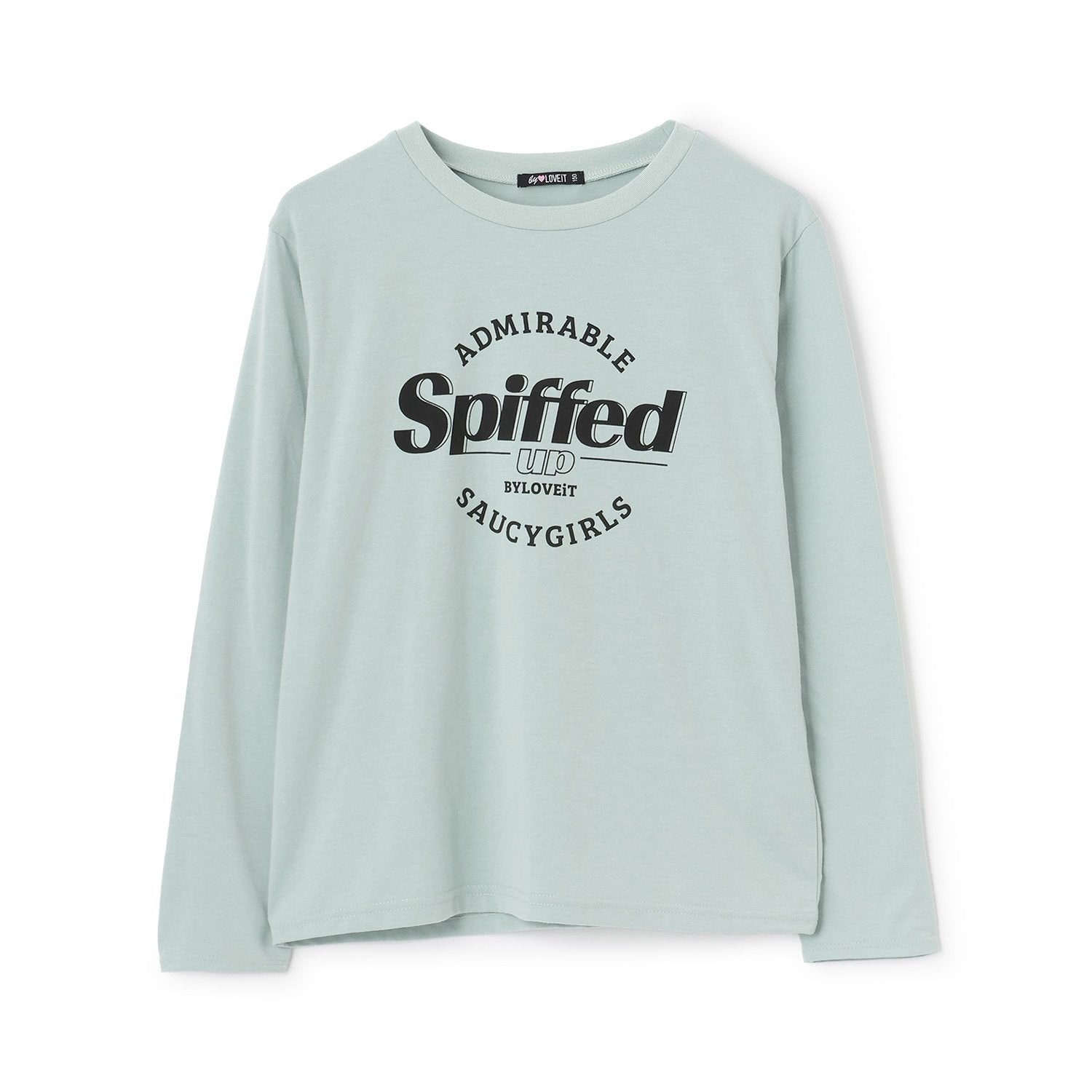 バイラビット by LOVEiT 長袖ロゴTシャツ （ブルー グレー） ブルー グレー