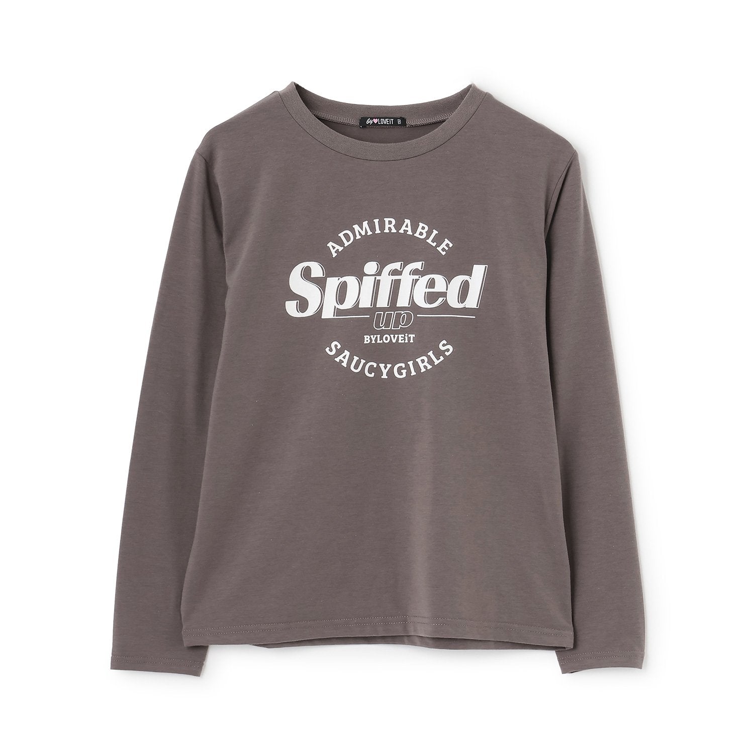 バイラビット by LOVEiT 長袖ロゴTシャツ （ブルー グレー） ブルー グレー