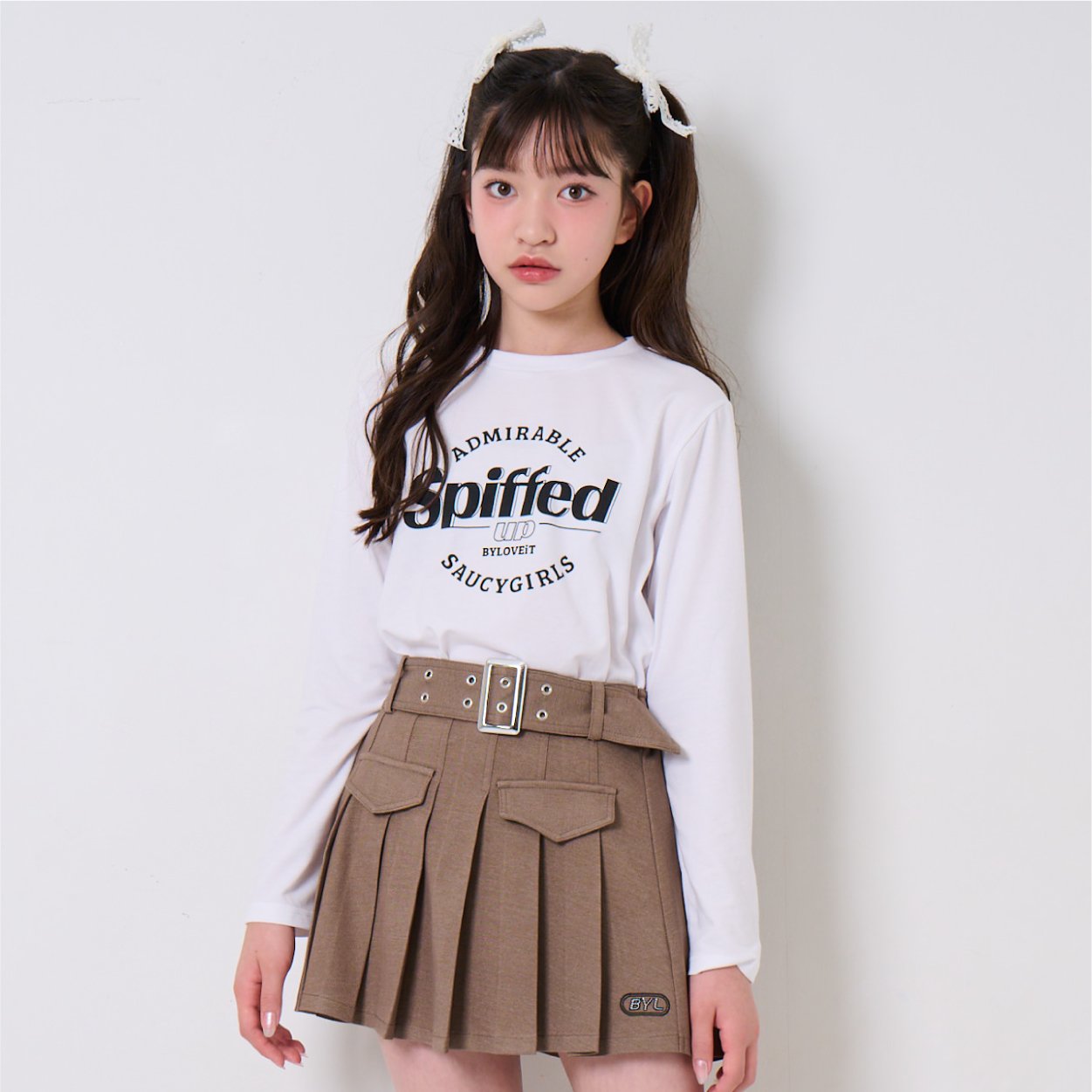 バイラビット by LOVEiT 長袖ロゴTシャツ （オフ ホワイト） オフ ホワイト