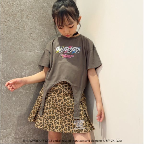 バイラビット by LOVEiT 【The Powerpuff Girls】ガーターTシャツ（接触冷感） （チャコール） チャコール