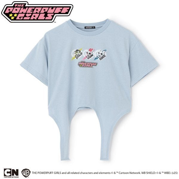 バイラビット by LOVEiT 【The Powerpuff Girls】ガーターTシャツ（接触冷感） （チャコール） チャコール