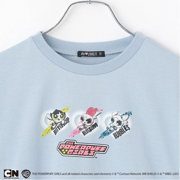バイラビット by LOVEiT 【The Powerpuff Girls】ガーターTシャツ（接触冷感） （チャコール） チャコール