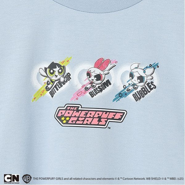 バイラビット by LOVEiT 【The Powerpuff Girls】ガーターTシャツ（接触冷感） （チャコール） チャコール
