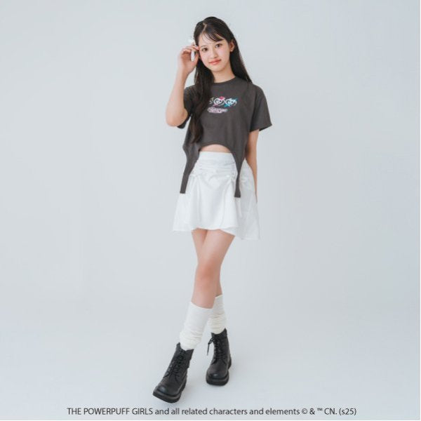 バイラビット by LOVEiT 【The Powerpuff Girls】ガーターTシャツ（接触冷感） （チャコール） チャコール