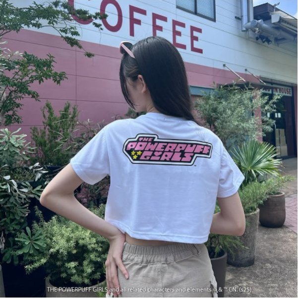 バイラビット by LOVEiT 【The Powerpuff Girls】ガーターTシャツ（接触冷感） （チャコール） チャコール