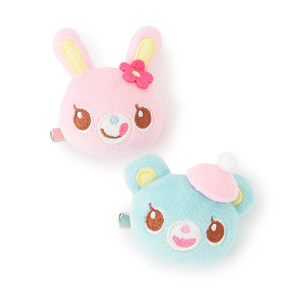 d*3様 mezzo pianoみみ、ぽぽ人形 Mezzo Piano Mimi Popo Plush Badge & Hair Clip