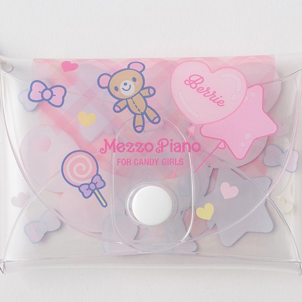 メゾピアノジュニア mezzo piano junior ベリエちゃん PVCポーチ （ピンク） ピンク