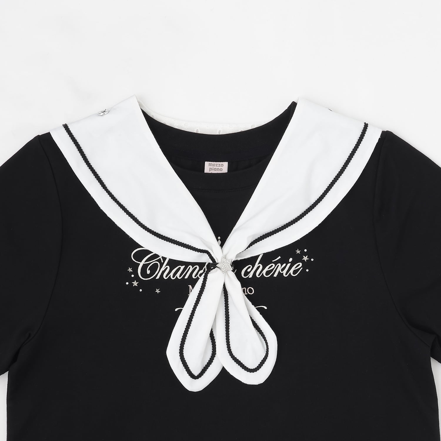 メゾピアノジュニア mezzo piano junior 【接触冷感】3WAYセーラーTシャツ （オフ ホワイト） オフ ホワイト