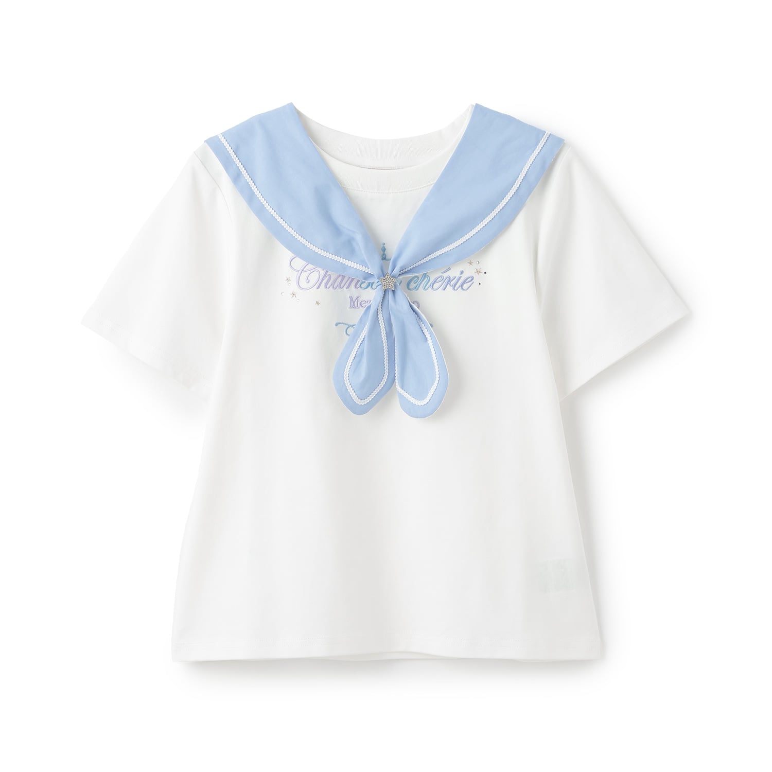 メゾピアノジュニア mezzo piano junior 【接触冷感】3WAYセーラーTシャツ （オフ ホワイト） オフ ホワイト