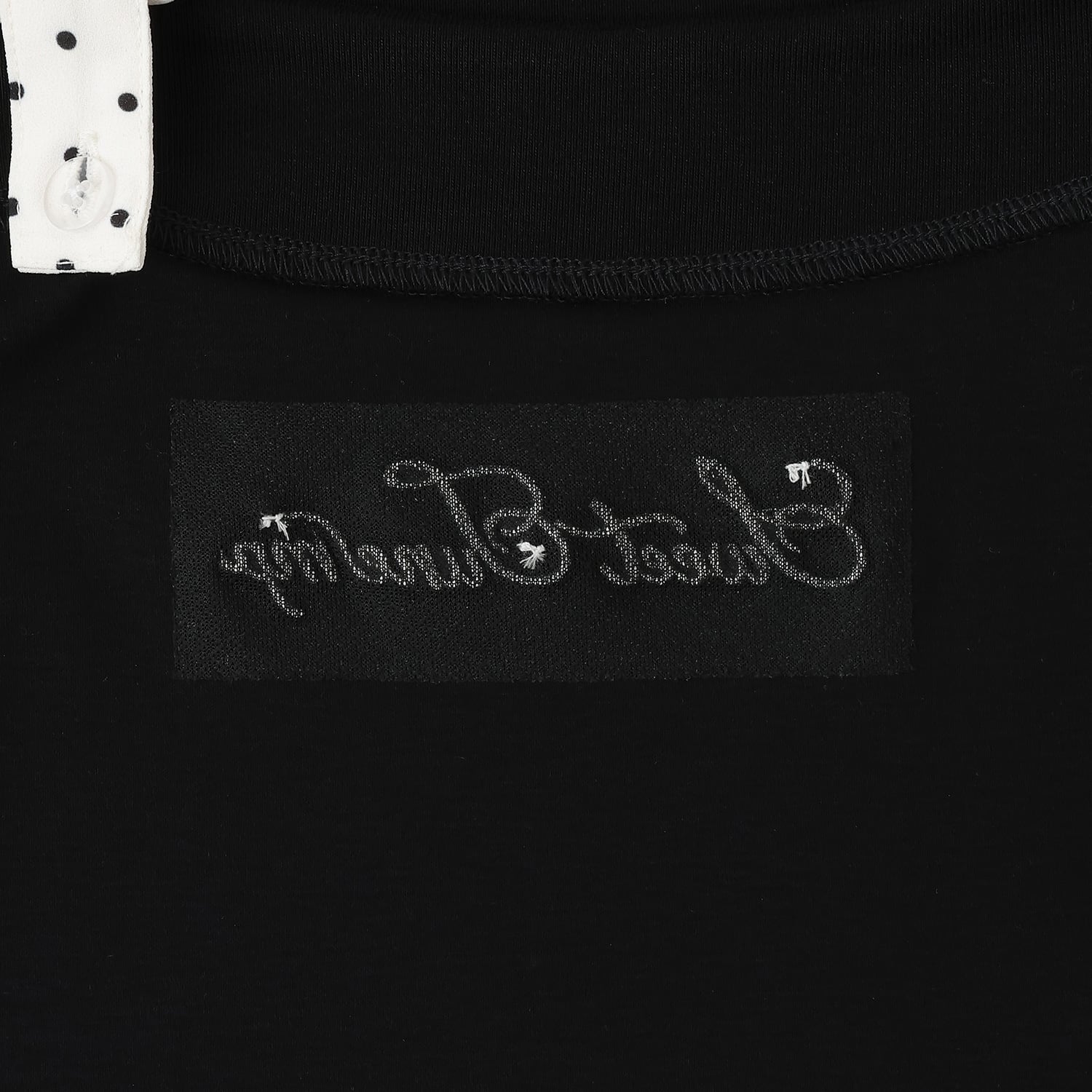 メゾピアノジュニア mezzo piano junior 【接触冷感】フレアスリーブリボンTシャツ （黒） 黒