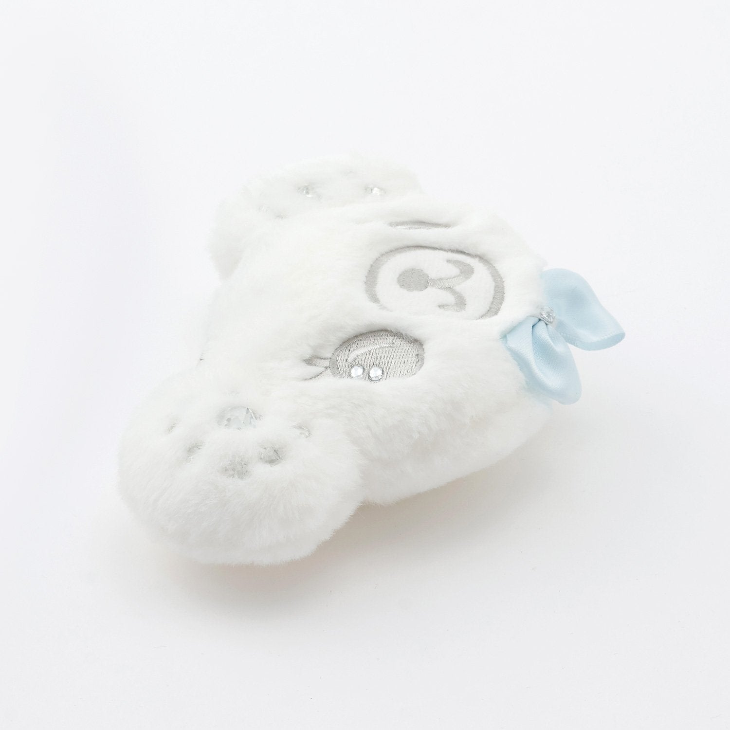 ポンポネットジュニア pom ponette junior ホワイトミントくん ふわきらポーチ （サックス） サックス