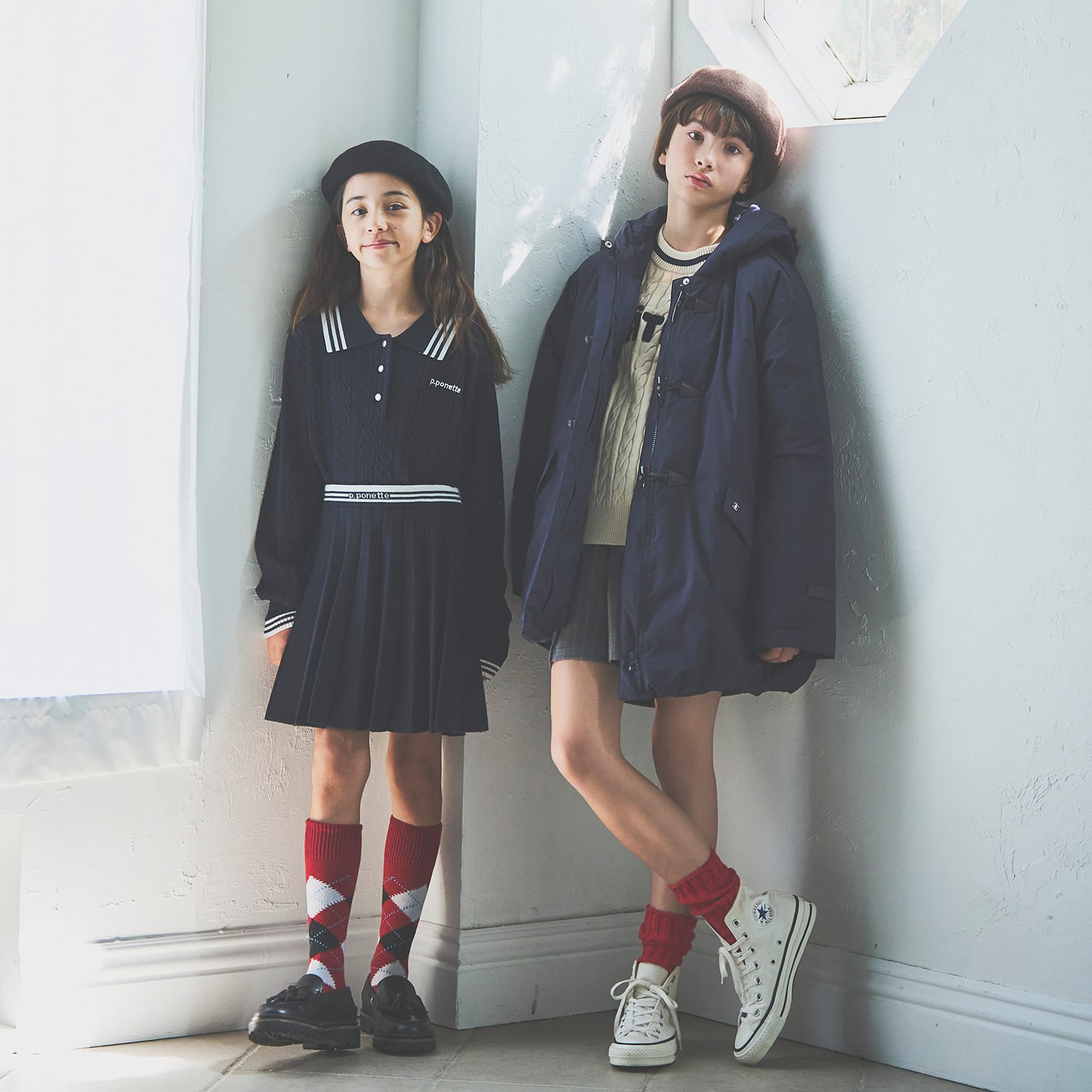 ポンポネットジュニア pom ponette junior 【130cmあり】レースポケットショートパンツ （茶） 茶