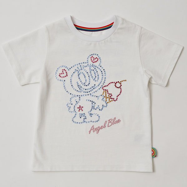 ポンポネットジュニア pom ponette junior ナカムラくんキラキラストーンTシャツ【100㎝】 （黒） 黒