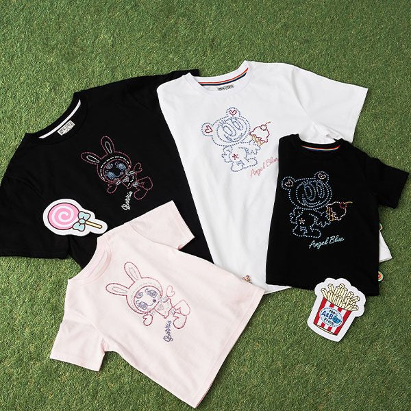 ポンポネットジュニア pom ponette junior ナカムラくんキラキラストーンTシャツ【100㎝】 （黒） 黒