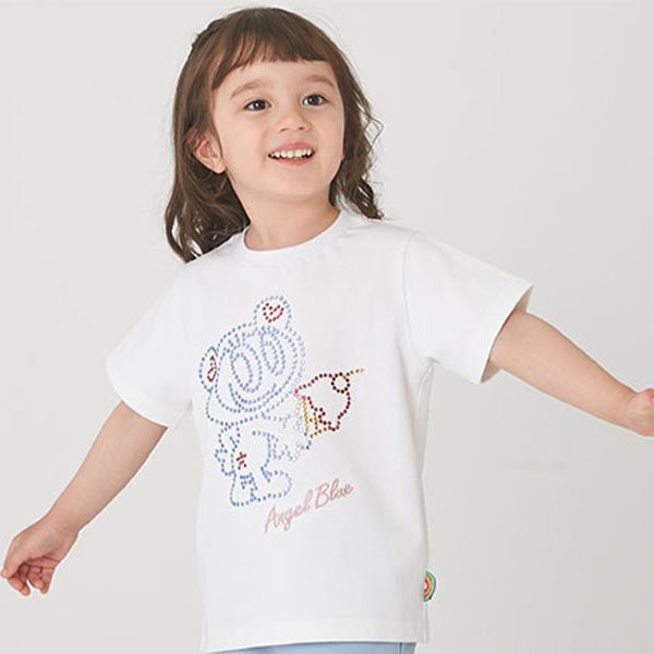 ポンポネットジュニア pom ponette junior ナカムラくんキラキラストーンTシャツ【100㎝】 （黒） 黒