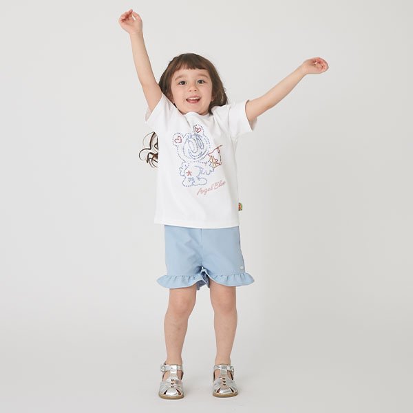 ポンポネットジュニア pom ponette junior ナカムラくんキラキラストーンTシャツ【100㎝】 （黒） 黒
