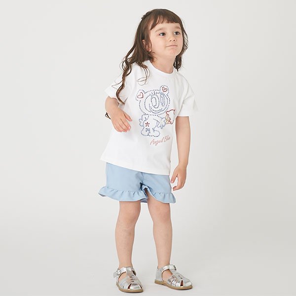 ポンポネットジュニア pom ponette junior ナカムラくんキラキラストーンTシャツ【100㎝】 （黒） 黒