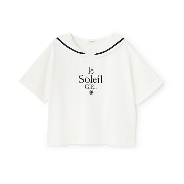 ポンポネットジュニア pom ponette junior セーラーTシャツ （白） 白