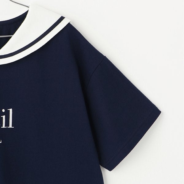 ポンポネットジュニア pom ponette junior セーラーTシャツ （白） 白