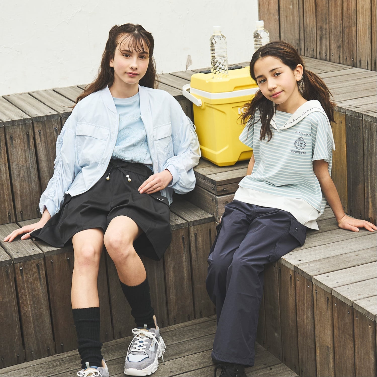 ポンポネットジュニア pom ponette junior 【UVカット】シアージップブルゾン （黒） 黒