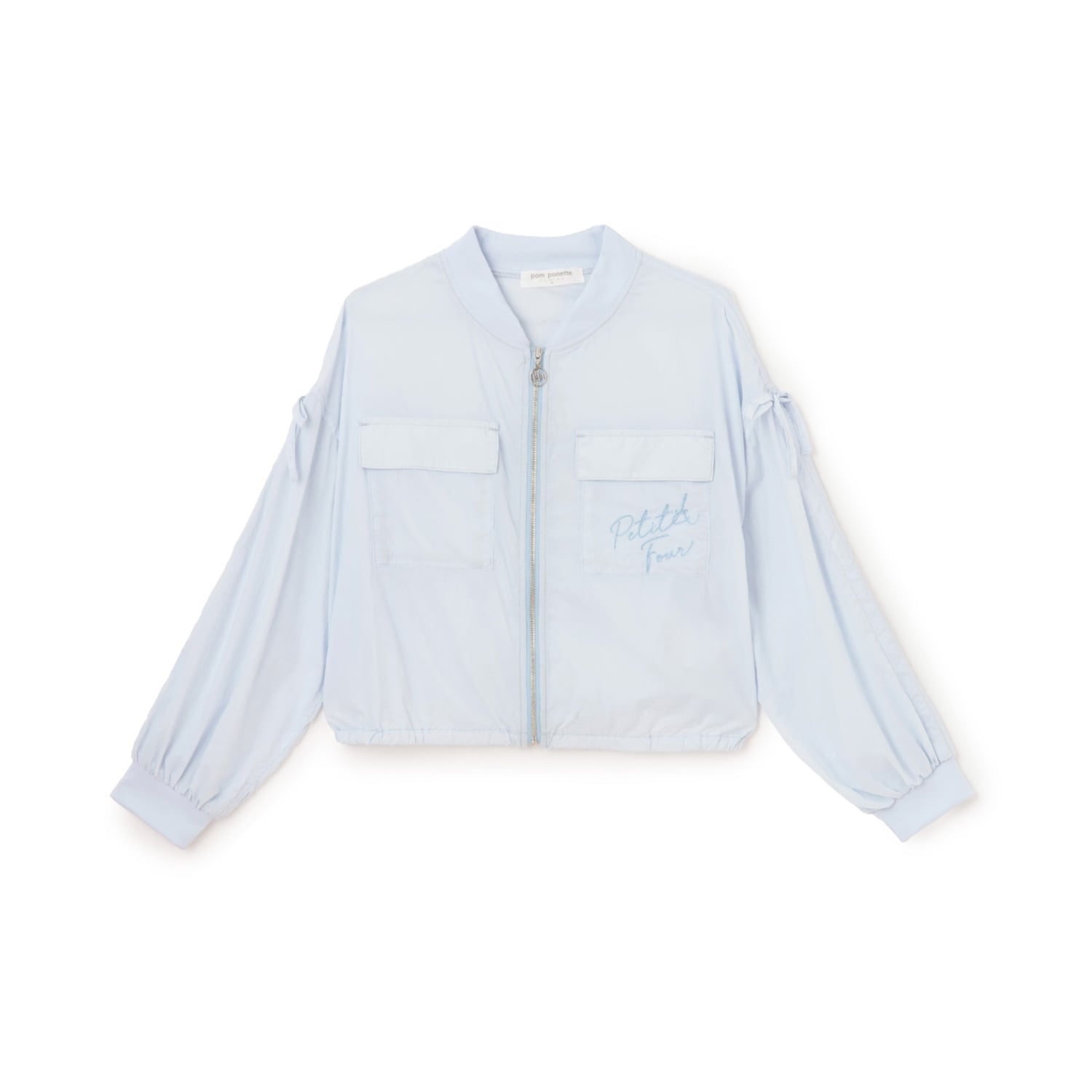 ポンポネットジュニア pom ponette junior 【UVカット】シアージップブルゾン （黒） 黒
