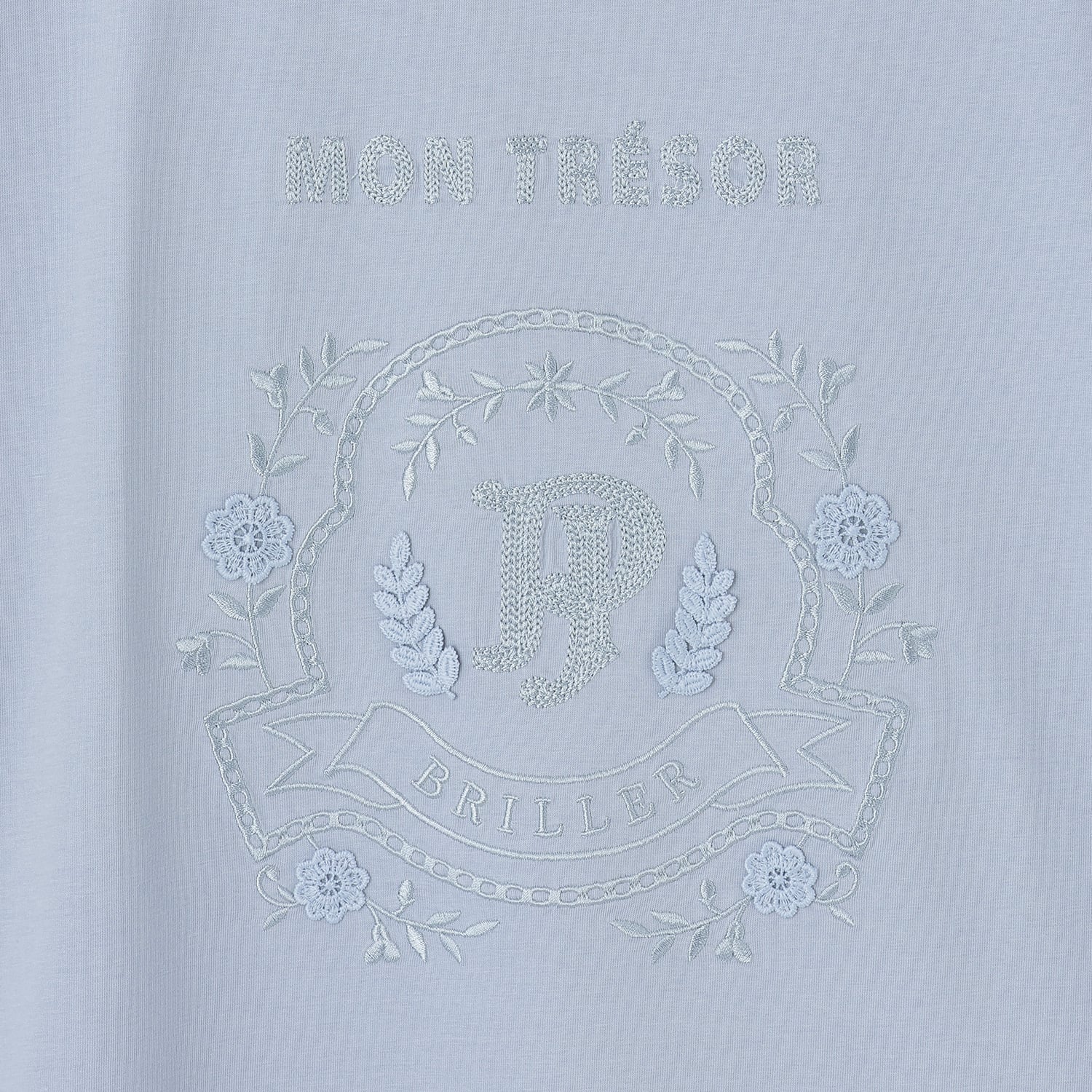 ポンポネットジュニア pom ponette junior 【接触冷感】レースモチーフ刺しゅうTシャツ （オフ ホワイト） オフ ホワイト