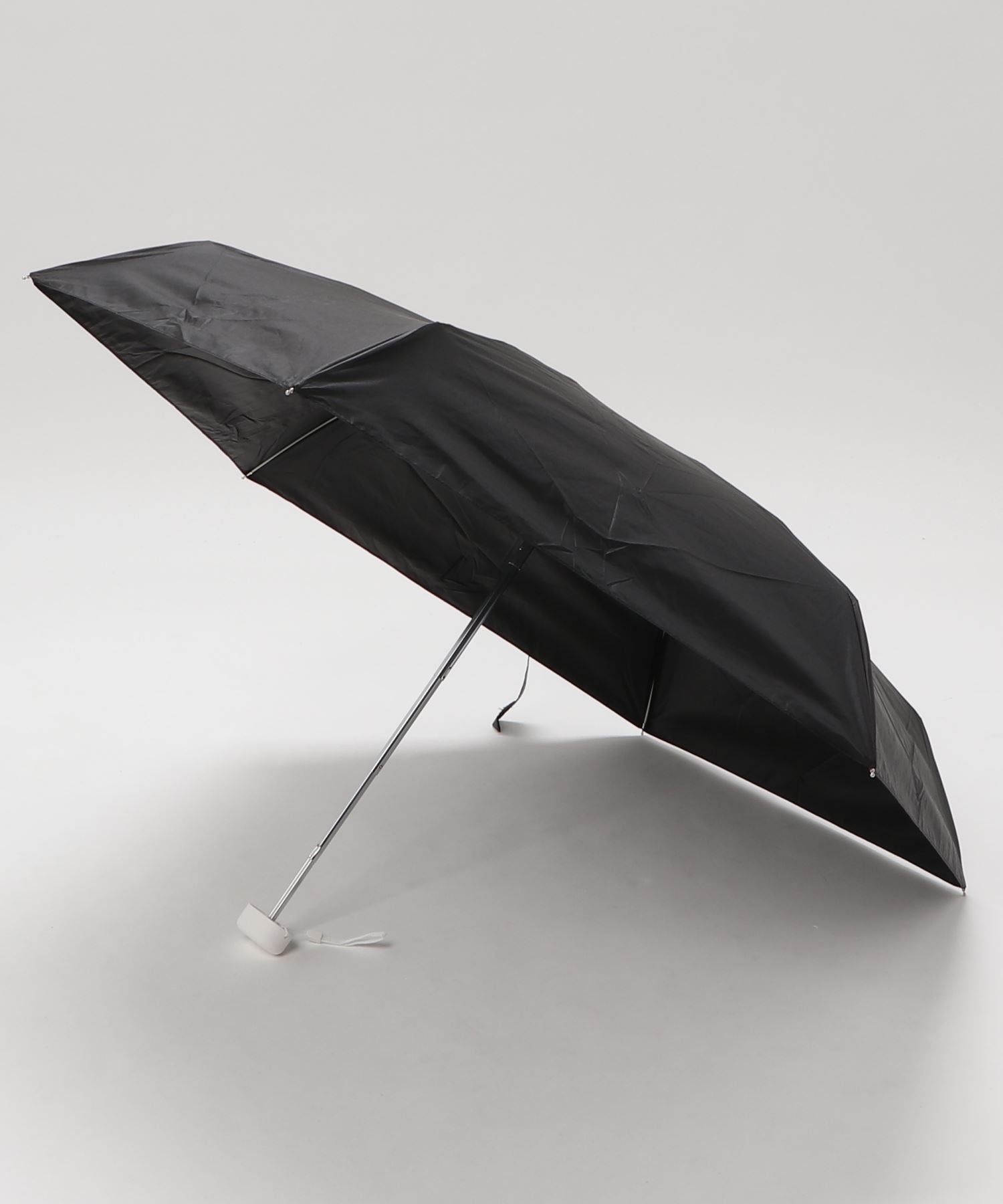 オールウェイグッドタイムニューベーシックストア ALWAYS GOOD TIME NEW BASIC STORE 【晴雨兼用】UV軽量コンパクト折たたみ傘/日傘/アンブレラ （ブラック） ブラック
