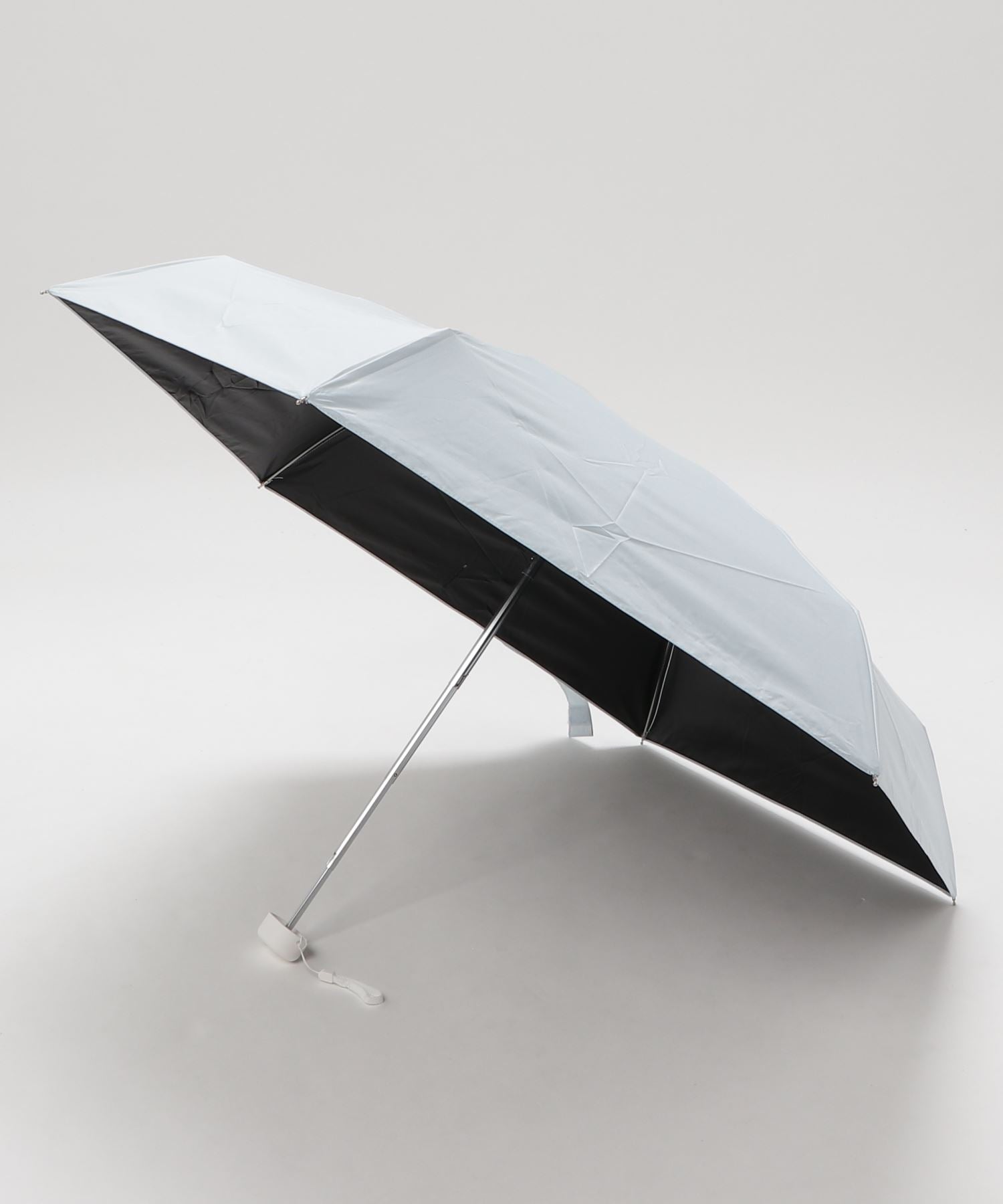 オールウェイグッドタイムニューベーシックストア ALWAYS GOOD TIME NEW BASIC STORE 【晴雨兼用】UV軽量コンパクト折たたみ傘/日傘/アンブレラ （アイスブルー） アイスブルー