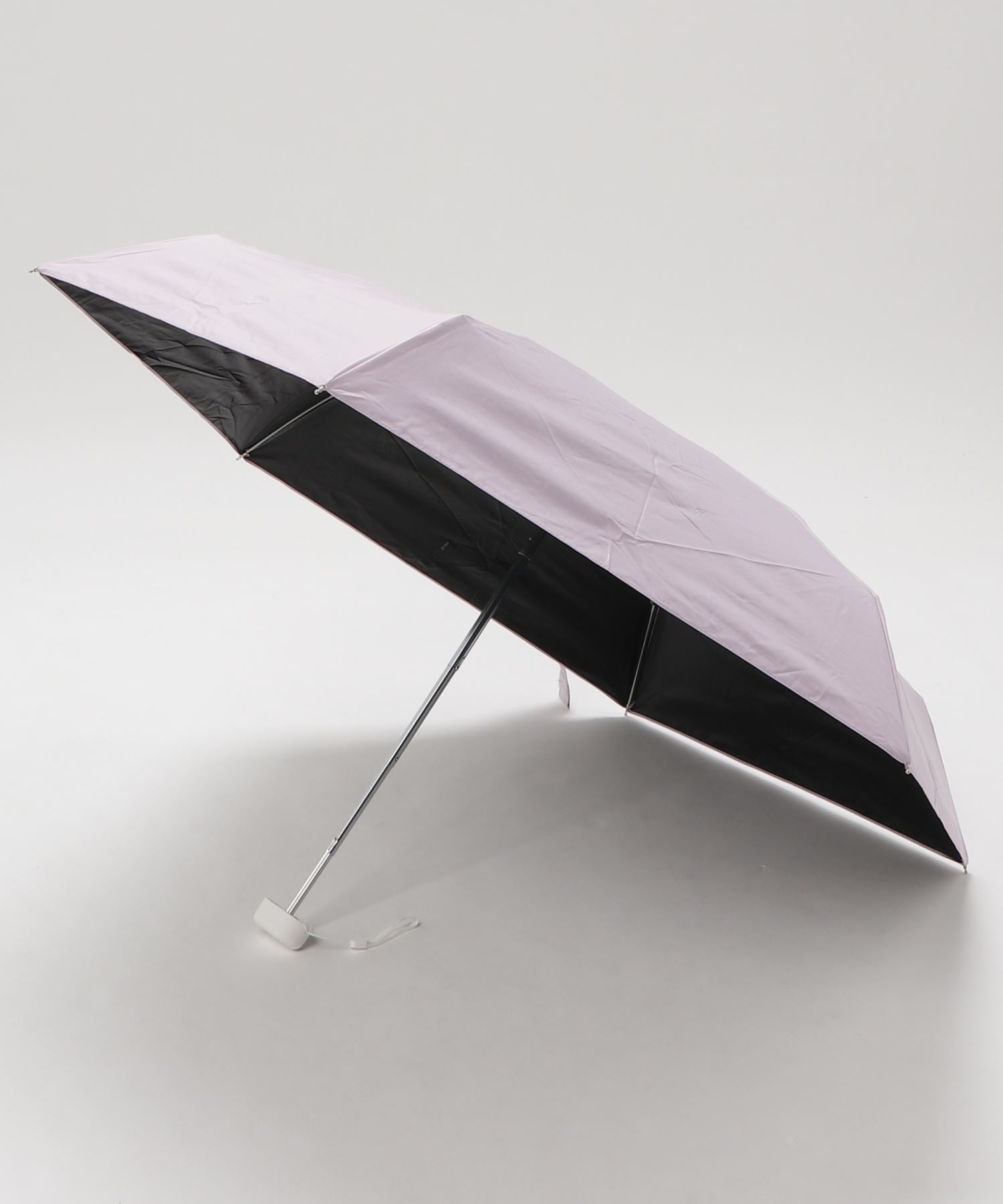 オールウェイグッドタイムニューベーシックストア ALWAYS GOOD TIME NEW BASIC STORE 【晴雨兼用】UV軽量コンパクト折たたみ傘/日傘/アンブレラ （ラベンダー） ラベンダー