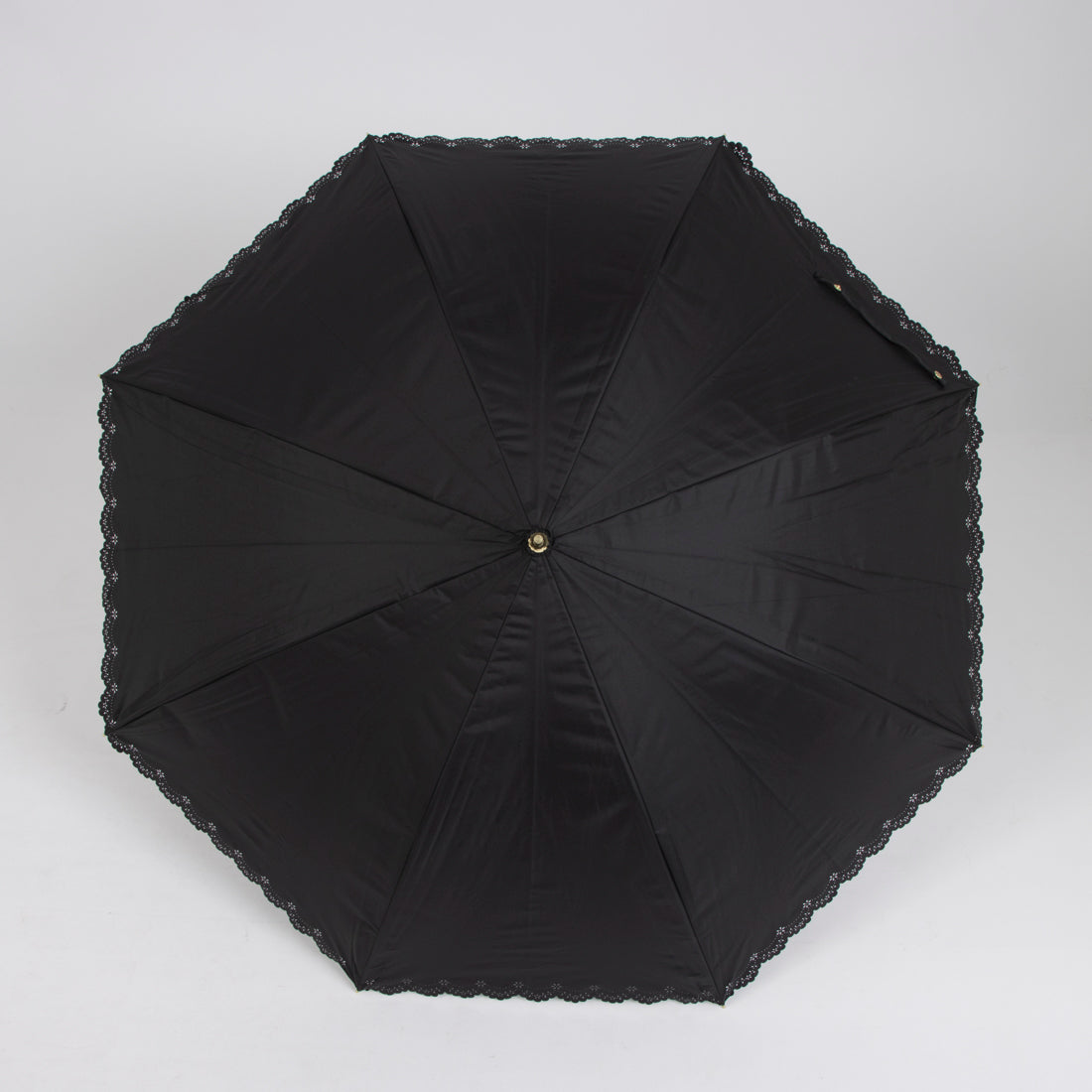 オールウェイグッドタイムニューベーシックストア ALWAYS GOOD TIME NEW BASIC STORE 【一級遮光・晴雨兼用】UV日傘/PARASOL/パラソル フラワーヒートカット （ブラック） ブラック