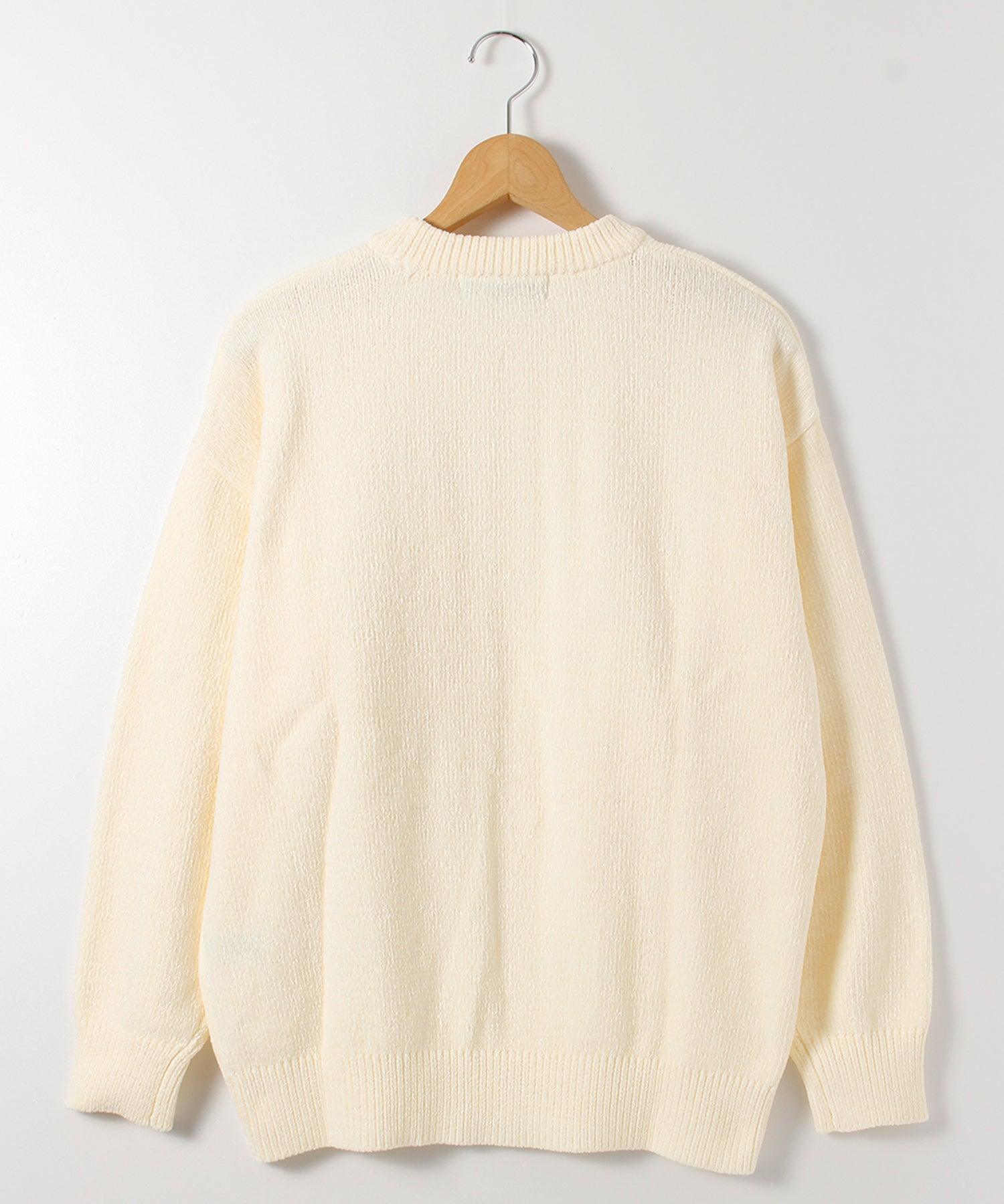 オールウェイグッドタイムニューベーシックストア ALWAYS GOOD TIME NEW BASIC STORE 【TIMBRE POSTE】ソフトモールクルーネックセーター