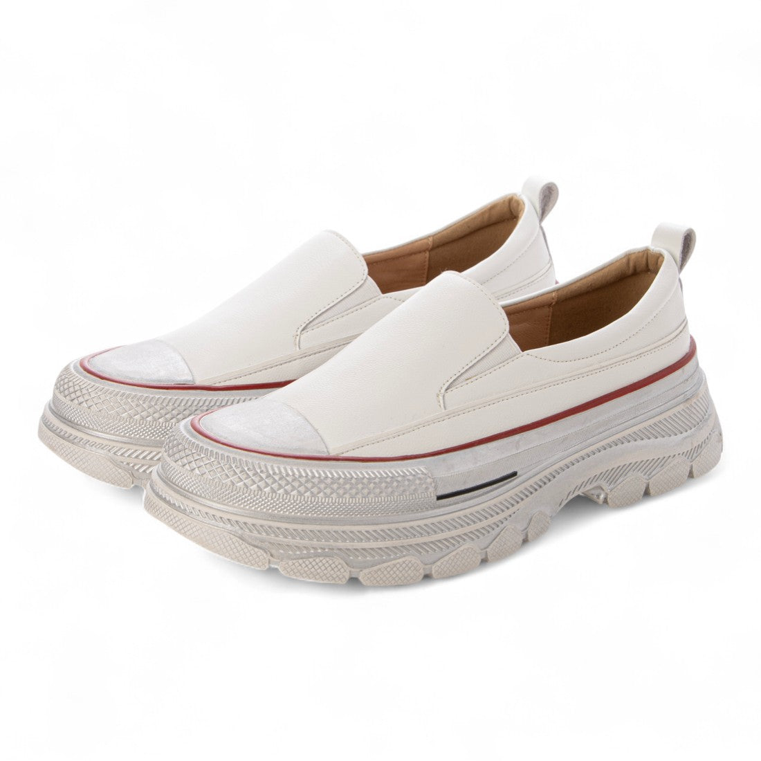 ヌーベル ヴォーグ リラックス Noubel Voug Relax 厚底スリッポンシューズ （WH） WH