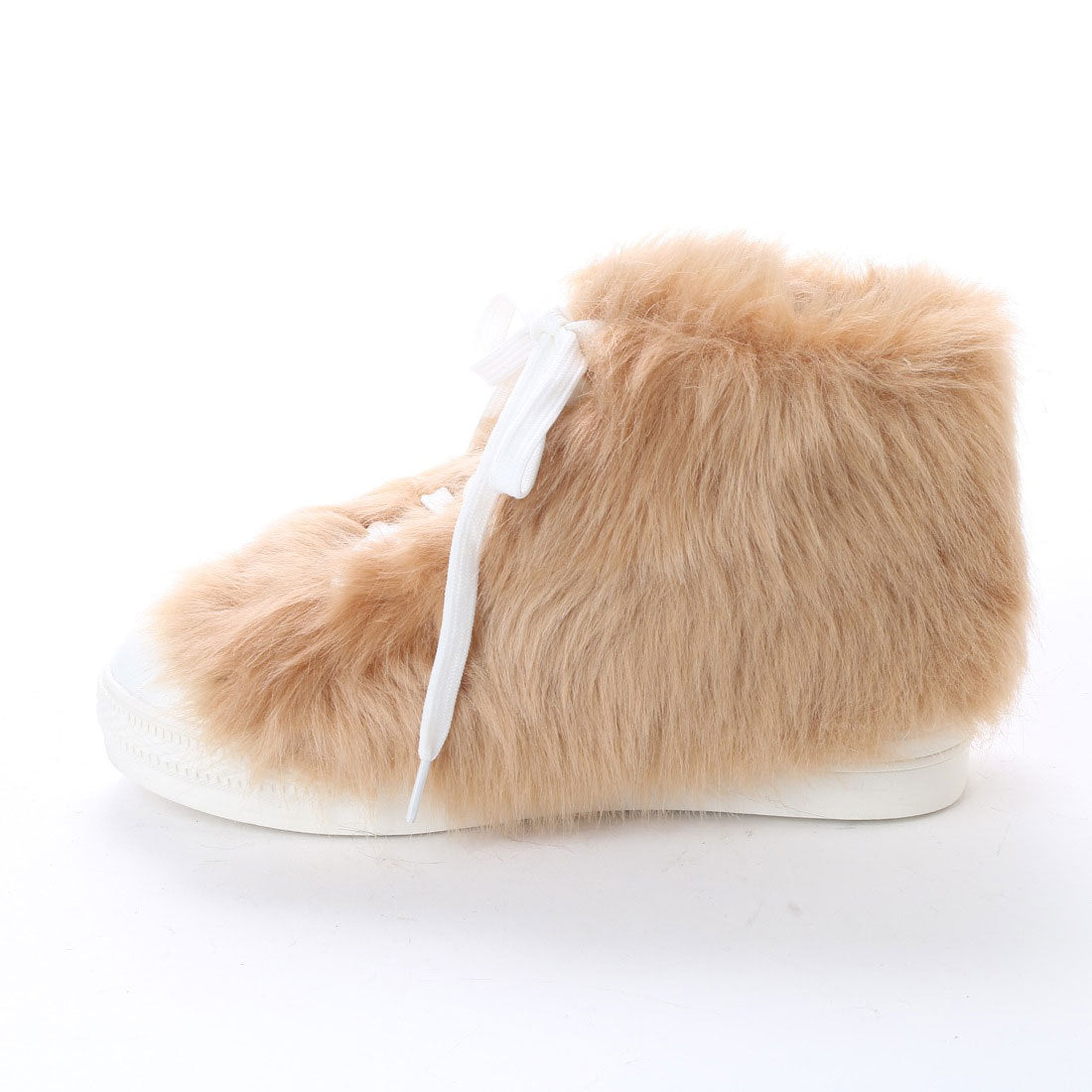 ヌーベル ヴォーグ リラックス Noubel Voug Relax ファー付きハイカットスニーカー