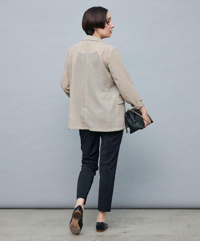 ノーリーズソフィー NOLLEY'S sophi ボイルシアーダブルJK （ダークブラウン） ダークブラウン