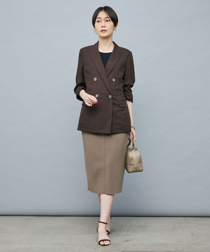 ノーリーズソフィー NOLLEY'S sophi ボイルシアーダブルJK （ダークブラウン） ダークブラウン