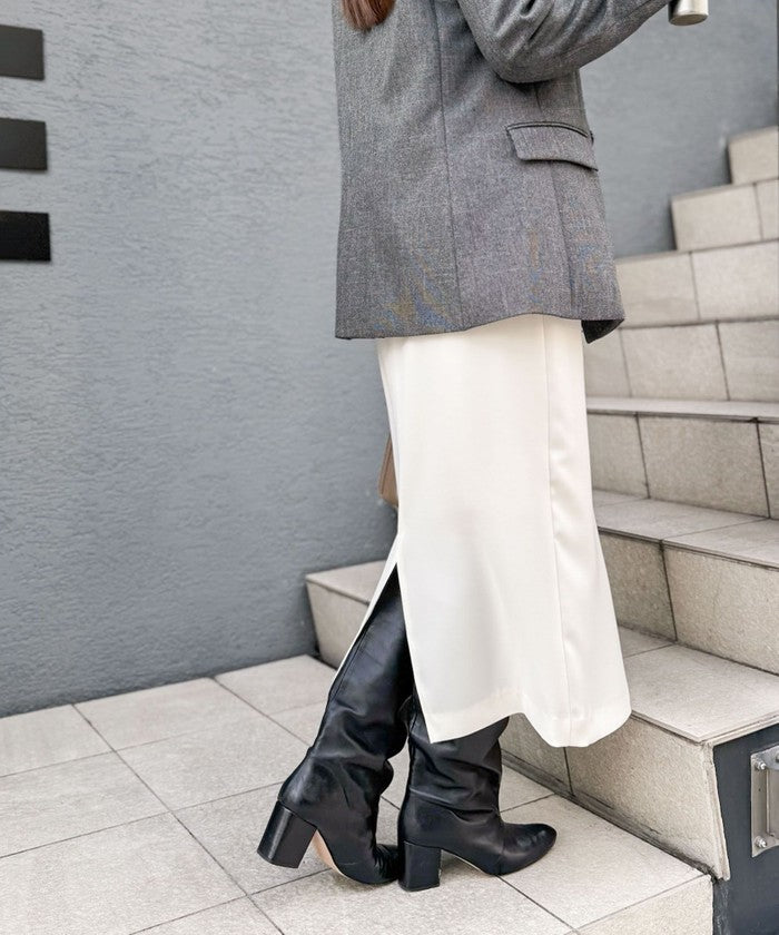 ノーリーズソフィー NOLLEY'S sophi ダブルサテンイージーSK （キナリ） キナリ